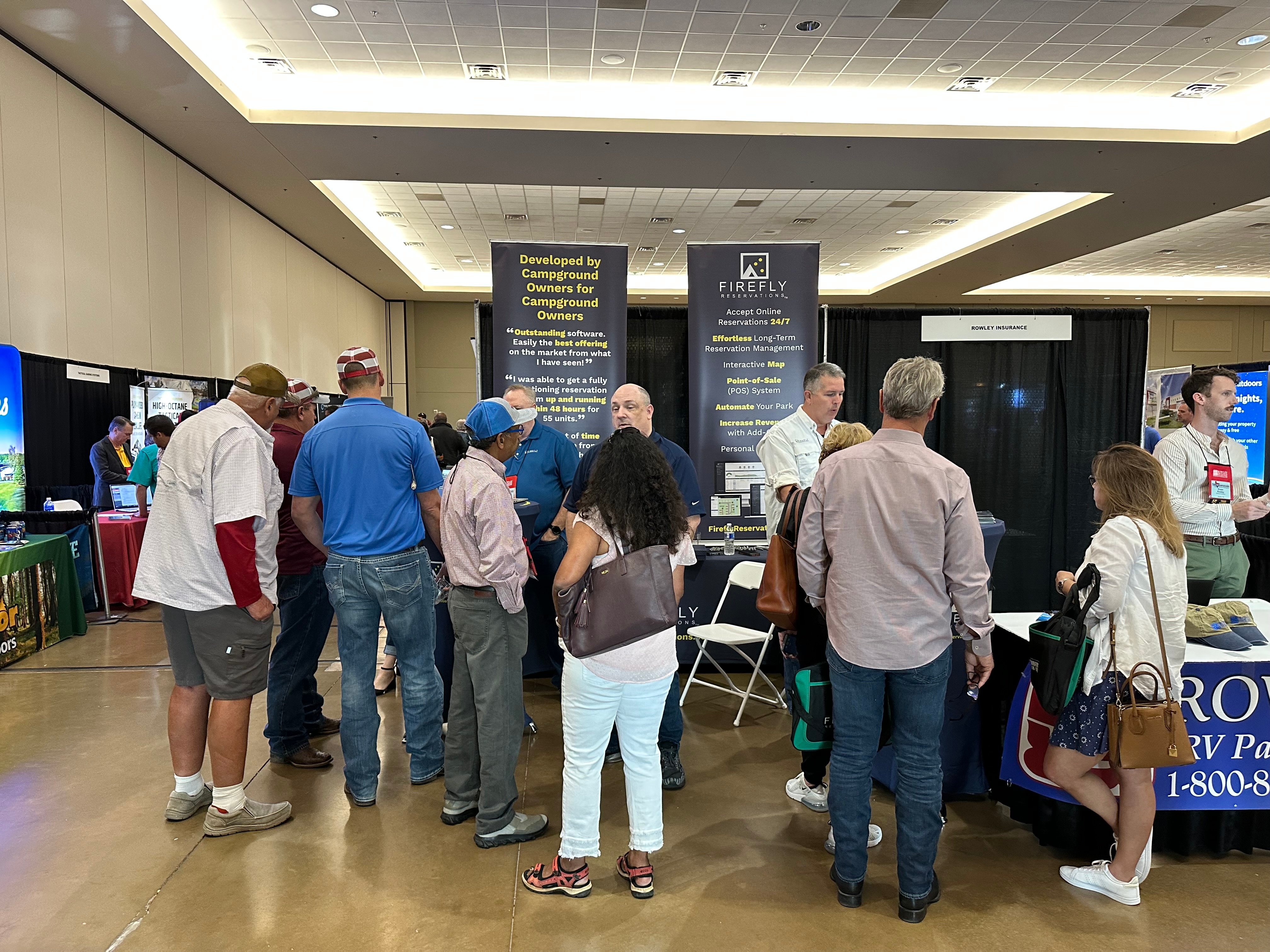 Firefly Reservations TACO Trade show Booth